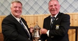 CAPTAINS DAY – Eddie Millar lifts the cup